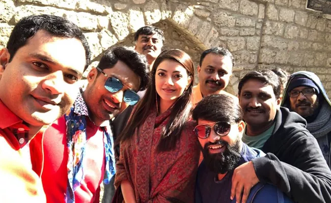 Kalyan Ram and Kajal Aggarwal MLA Song Shoot - Sakshi