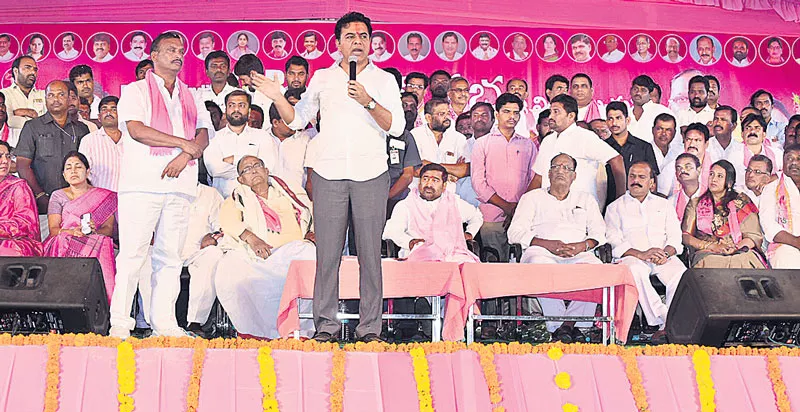 Minister KTR Speech At Pragati Sabha In Kodad  - Sakshi