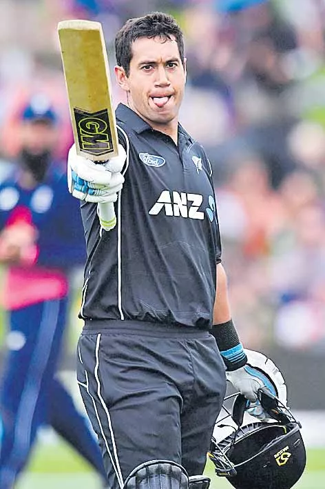 Cricket: Heroic Ross Taylor smashes Black Caps to series decider - Sakshi