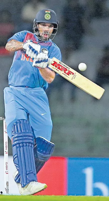 Dhawan stars as India ease past Bangladesh - Sakshi