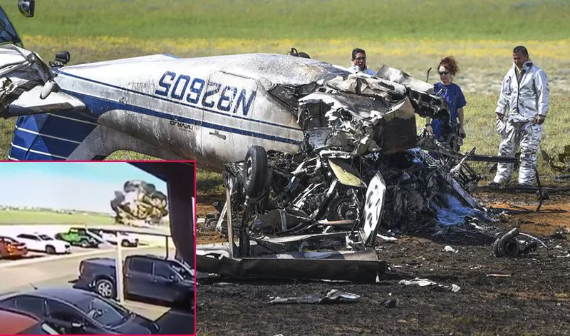 A Plane Crash at Texas Killed Three Passengers - Sakshi