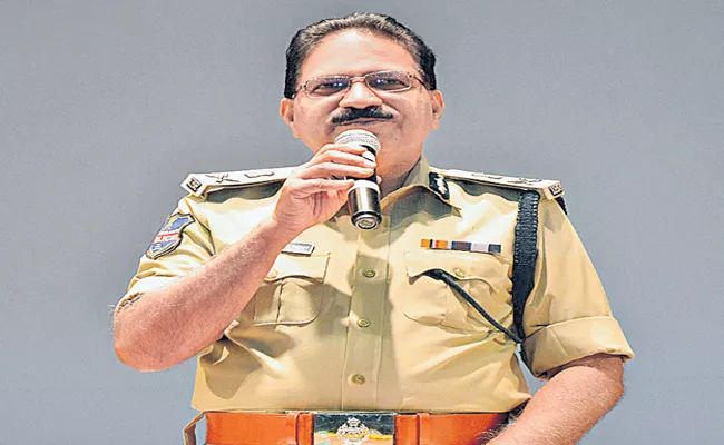 DGP Mahender Reddy Met With Three Commissionerate Officers - Sakshi