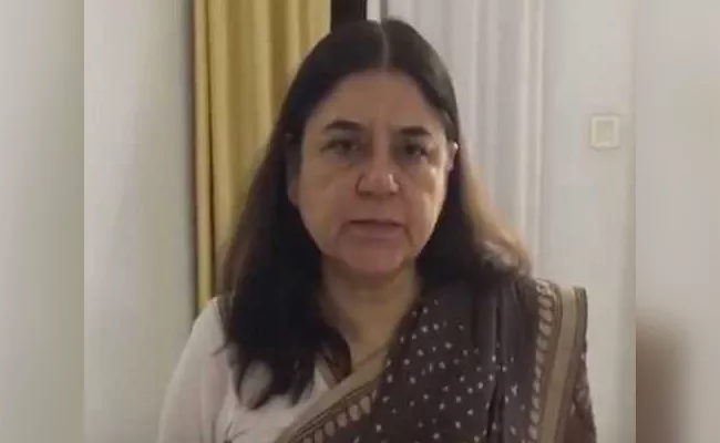 Maneka Ghandi Said Death penalty for Them Who Assault Below 12 Years Children - Sakshi