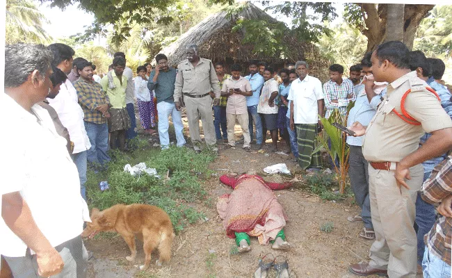 Woman died in a canal - Sakshi