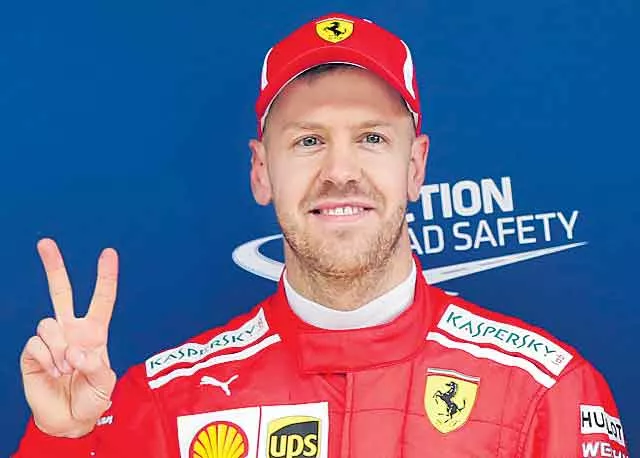 Lewis Hamilton struggles as Sebastian Vettel on pole in China - Sakshi