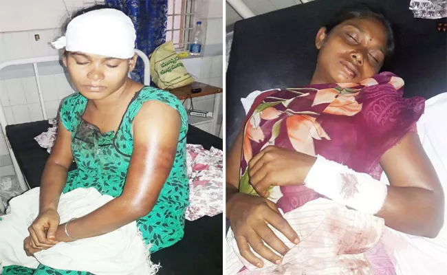 Two Women Beaten Up By VIllagers Hospitalised In Visakhapatnam - Sakshi