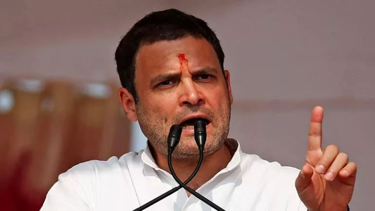 Rahul Gandhi to launch save the Constitution drive next week  - Sakshi