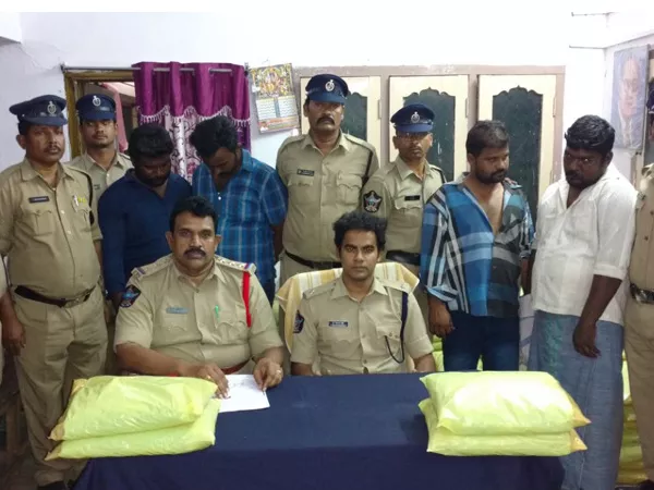 Police Arrest Four Men For Possession Of 228 Kg Quantity Of Marijuana - Sakshi