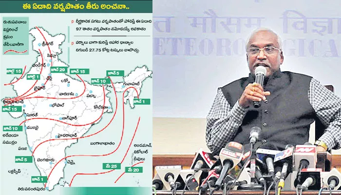 IMD Forecasts Normal Monsoon For Third Straight Year - Sakshi