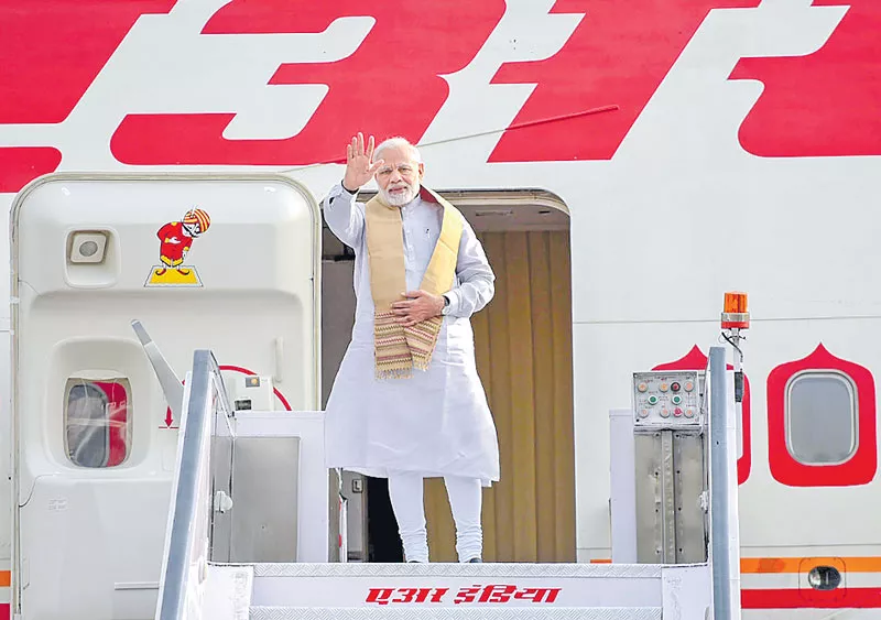 PM Modi Embarks on a Tri-Nation Visit to Sweden, UK and Germany - Sakshi