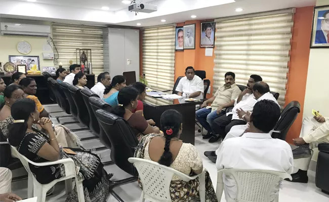 Mayor Meetings Competition To Mla Meetings - Sakshi