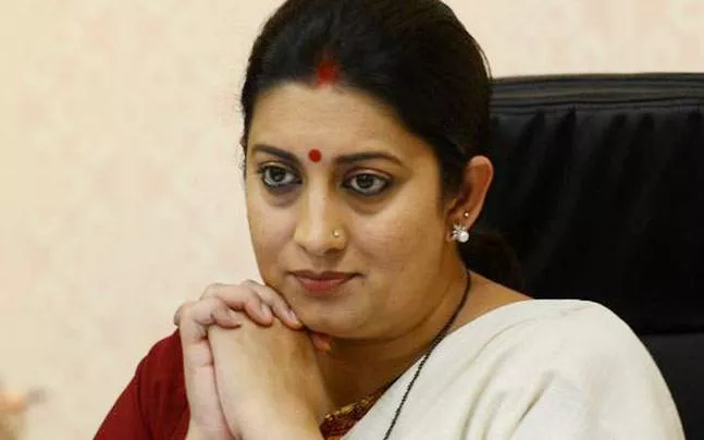 4 Students Booked For Stalking Smriti Irani - Sakshi