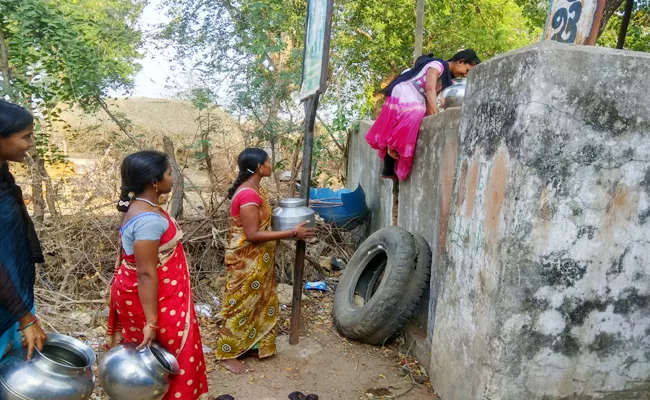 Water Problems In Adilabad Villages - Sakshi