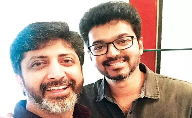 Vijay and Mohan Raja Meet For A Discussion - Sakshi