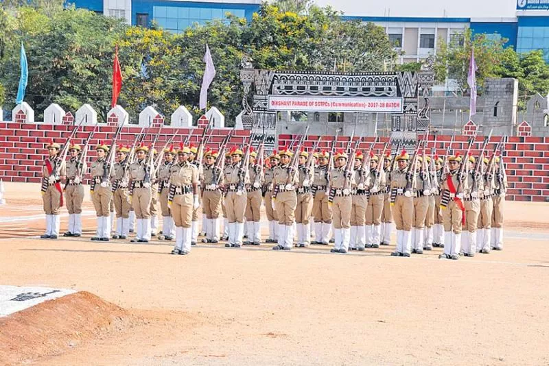 Passing out parade communication constable@headbquators - Sakshi