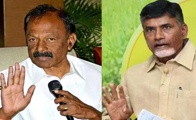 RAGHUVEERA REDDY SLAMS CHANDRABABU DHARMA PORTA DEEKSHA - Sakshi