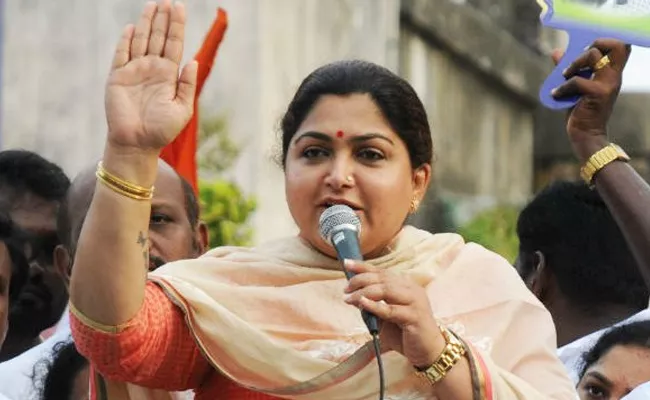 khushbu Sundar Changes Her Name for BJP - Sakshi