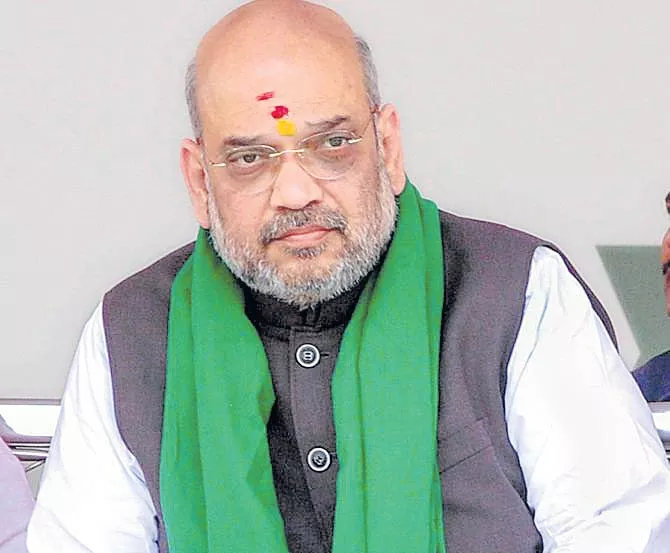 In Gandhi Family Stronghold Of Rae Bareli, Amit Shah's Open Challenge - Sakshi