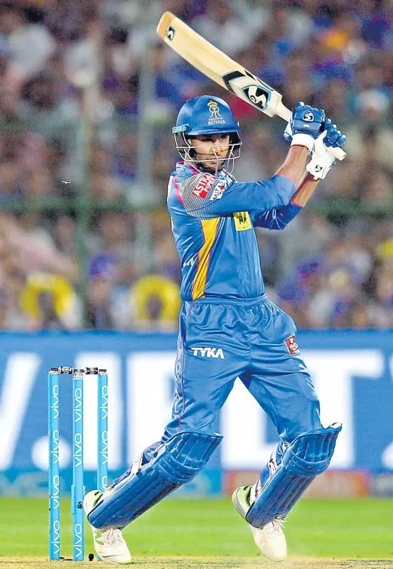 Rajasthan Royals beat Mumbai Indians by 3 wickets - Sakshi