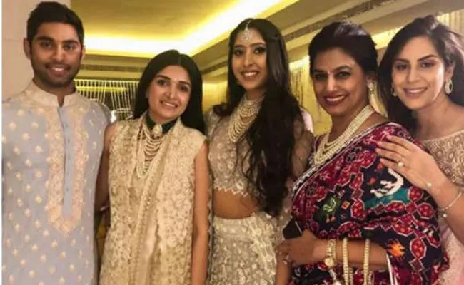 Shriya Bhupal Engagement With Anindith Reddy - Sakshi