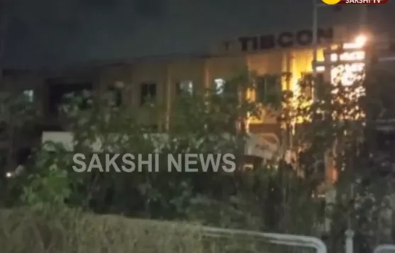 Fire Accident at Tipcon Company in Balanagar - Sakshi