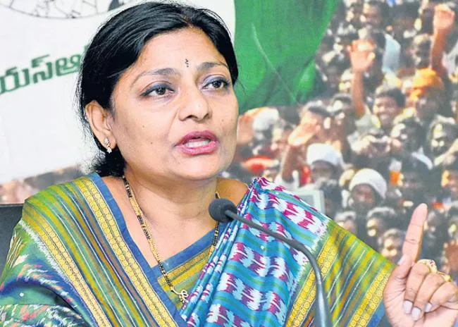 YSRCP Leader Padmaja Fire On CM Chandrababu - Sakshi