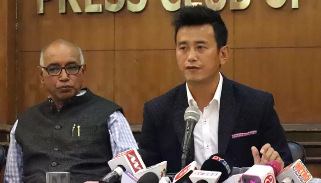 Former Football Player Bhaichung Bhutia Launches Political Party - Sakshi