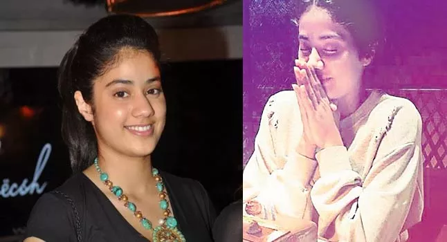 Janhvi Kapoor prays at dinner with her Dhadak gang - Sakshi