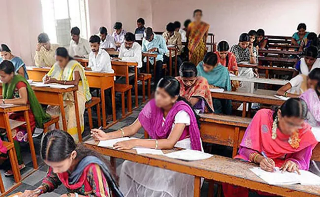 Mass Copying In Open School Exams - Sakshi