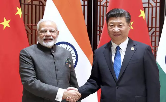 Modi Xi Jinping Meet India China Relations - Sakshi