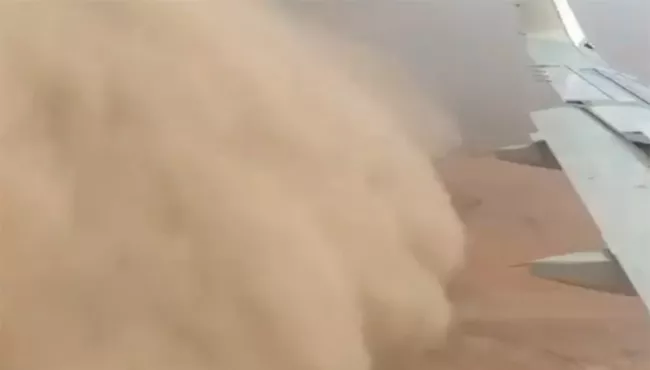 Sand Storm Become Viral On Social Media - Sakshi