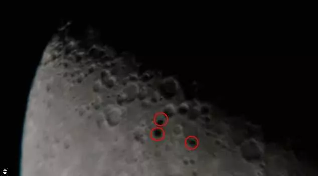 Astronomer Captures Aliens Flying Over Moon - Sakshi