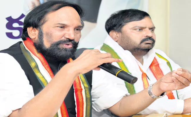 TPCC Chief Uttam Kumar Reddy Fires On CM KCR - Sakshi