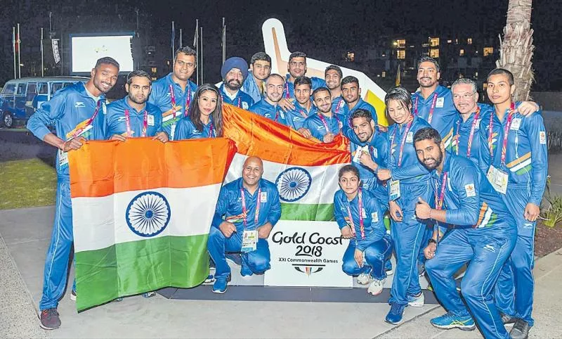 Commonwealth Games welcoming ceremony - Sakshi