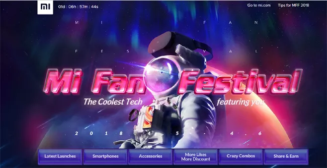 Xiaomi Announces Mi Fan Festival - Sakshi