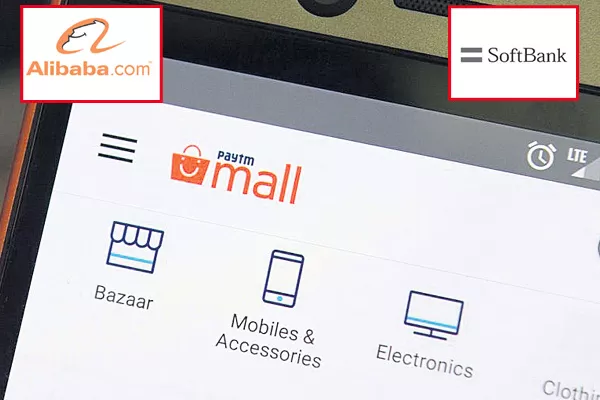 Paytm Mall raises Rs 2900 crore from SoftBank, Alibaba - Sakshi