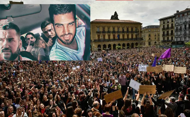 Wolf Pack Case Protest Continues in Spain - Sakshi