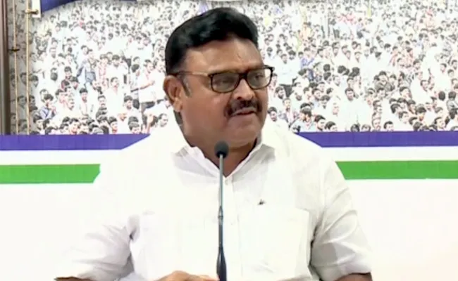 YSRCP Leader Ambati Rambabu Fires on CM Chandrababu Naidu - Sakshi