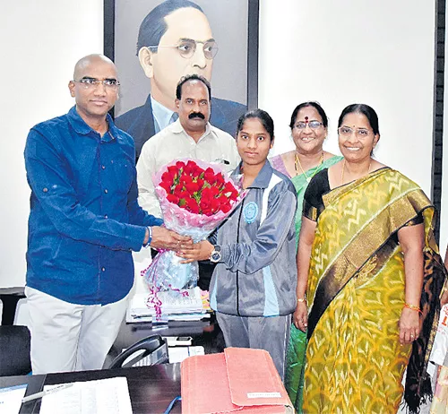 Archana in indias junior softball team - Sakshi