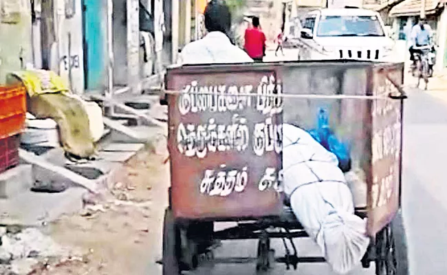 Millionaire Dead Body in the Garbage Cart - Sakshi