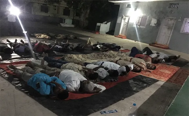 Police Sleep In The Village - Sakshi