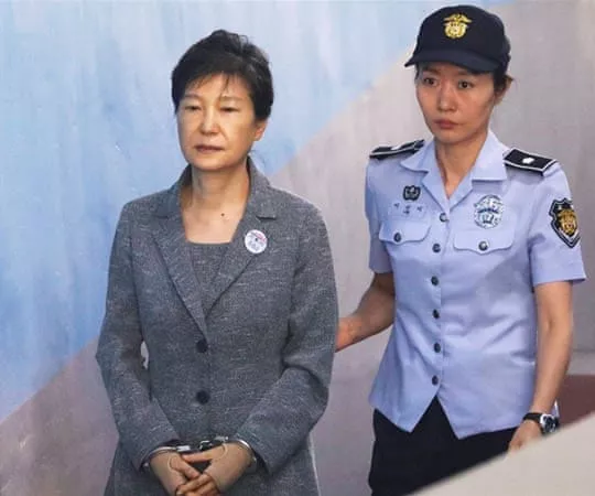 South Korea's Park Geun-hye sentenced to 24 years in jail - Sakshi