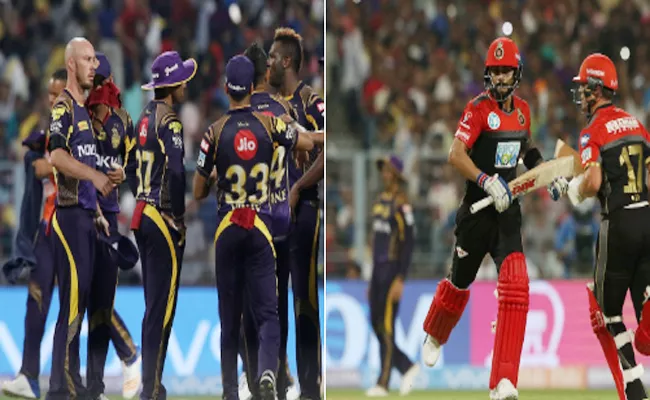 RCB set target of 177 runs against KKR - Sakshi