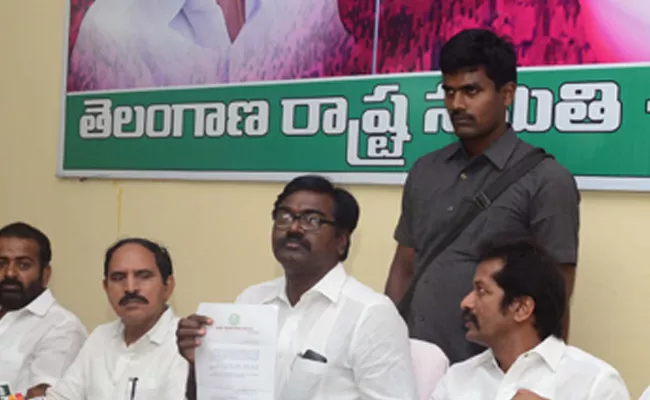 TRS MLA Criticised Opposition Party In Khammam - Sakshi