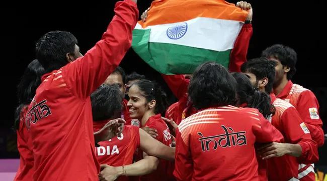 Badminton stars give India 10th Gold at Gold Coast - Sakshi