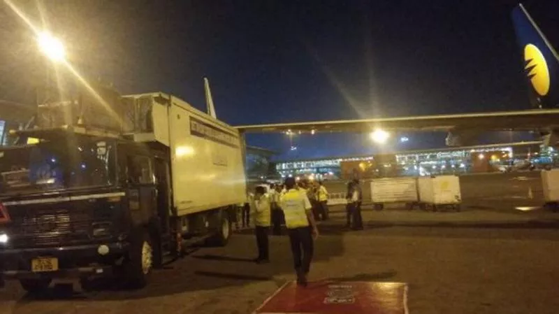 Jet Airways Aircraft Hits Truck At Delhis IGI Airport - Sakshi