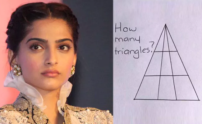 Sonam Kapoor Trolled By Twitter Mathematician - Sakshi