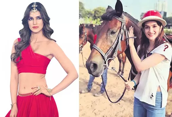 Kriti Sanon Taking Horse Riding Lessons For Panipat - Sakshi