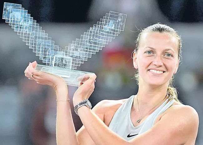 PETRA KVITOVA CAPTURES MADRID OPEN FOR FOURTH TITLE - Sakshi