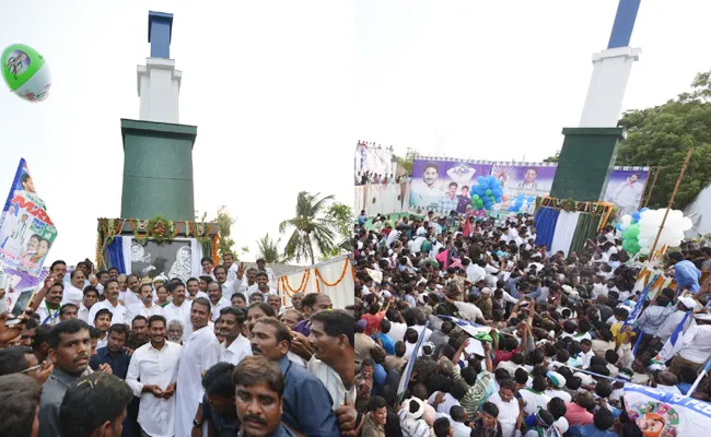 YS Jagan Praja Sankalpa Yatra Reaches 2000 KMs Milestone - Sakshi